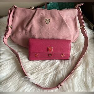 MCM Crossbody bag and wallet set